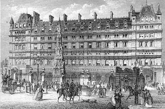 Façade au 19e&nbsp;siècle.