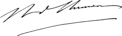 signature de Charles-Philippe de Chennevières-Pointel