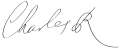 Signature de Charles&nbsp;II