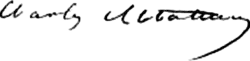 signature de Jean-Charles Abbatucci (homme politique)