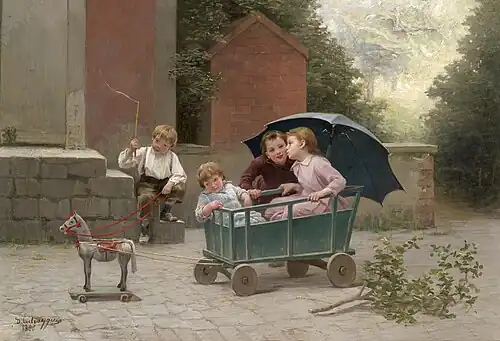 La Petite charette, 1888, localisation inconnue.