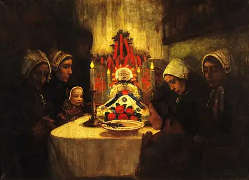 Gens d'Ouessant pleurant un enfant mort (vers 1899), Paris, Petit Palais.
