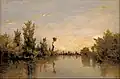 Vue des bords de la Seine , Daubigny