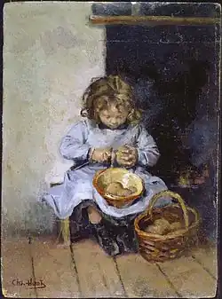 L'Éplucheuse de patates, Ottawa, Musée des beaux-arts du Canada.