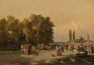 Park in de omgeving van Parijs, 1848, huile sur panneau, Rijksmuseum Amsterdam.