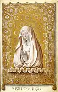 Vierge en oraison.