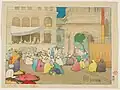 Amritsar, aquarelle, 1916
