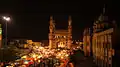 Le Charminar, de nuit, pendant le ramadan