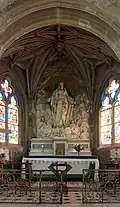 Chapelle axiale de la Vierge (baies n° 1 et 2).
