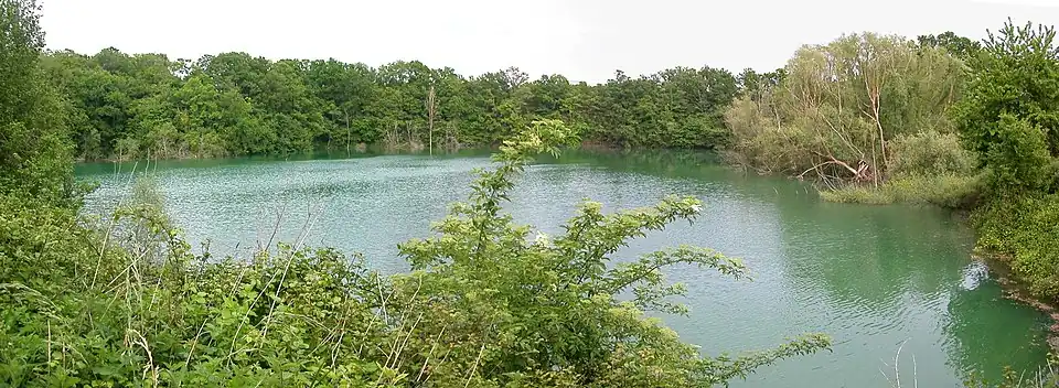 L'étang de Lormandière.