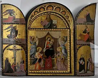 Mariotto Albertinelli, Glorification de la Vierge.