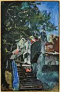 Soutine,Les escaliers de Chartres • 1933.