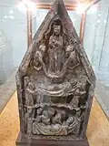 Dormition, ensevelissement et assomption de la Vierge.