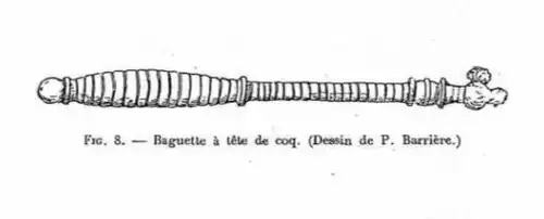 Quenouille au coq.