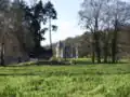 Belle vue sur le château d'Ahin malheureusement définitivement gâchée par le centre commercial.