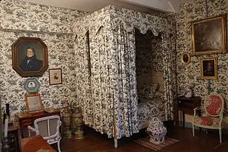 La chambre bleue.