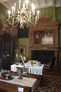 Le salon vert.