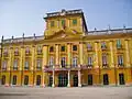 Façade rococo du palais, côté jardins