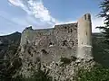 Façade du château en juillet 2023