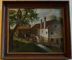 Tour et pompage de l'eau.