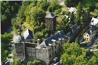 Le château de Cabrespines à Coubisou.