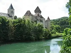 Château de Cléron sur la Loue.