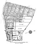 Son parc, dessin de 1890,