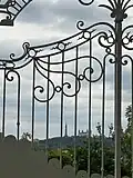 Vue sur Fourvière depuis la propriété