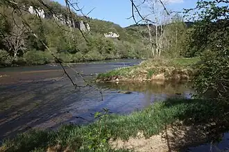 Confluence de la Loue et du Lison.