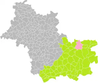 Chaumont-sur-Tharonne dans l'arrondissement de Romorantin-Lanthenay en 2016.