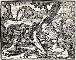 Gravure de François Chauveau (1613-1676).