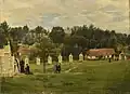 Le chemin de croix vu par le frère de Gustave, le peintre César Pattein en 1880
