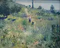 Chemin montant dans les hautes herbes - Pierre Auguste Renoir. (Vers 1875).