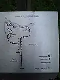 Chemins de l'Astrée, plan du grand pré