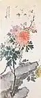 Chen Shuren. La couleur de la nation et le parfum du ciel. 1931. Encre et couleurs sur papier, 111,5&nbsp;×&nbsp;46,4&nbsp;cm. Musée d'art, Hong Kong
