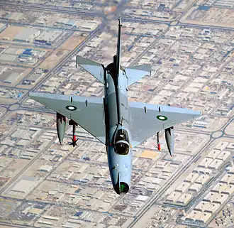 Vue de l'avion.