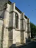 Chapelle latérale sud, vue depuis le sud-ouest.