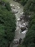 Le Chéran sous le pont de l'Abîme.