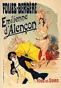 Spectacle dansant d'Emilienne d'Alençon