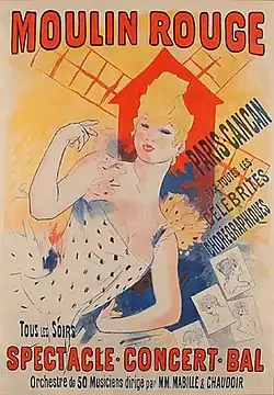 Affiche de Jules Chéret, 1890.