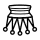 Dame blanche renversée sur case noire d4