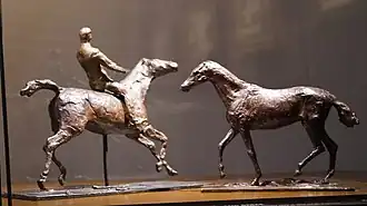 Jockey par Degas.