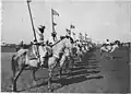 Gardes à cheval en 1917.
