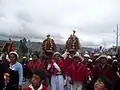 Festival du solstice Inti Raymi à Chibuelo en Équateur.