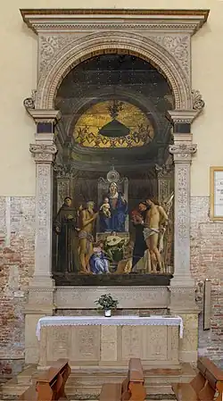 Copie de la Pala di San Giobbe par Giovanni Bellini.
