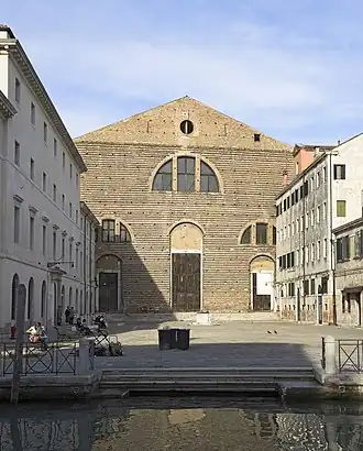 L'église San Lorenzo qui donne le nom au Rio éponyme au premier plan