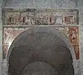 Fresques de 1499 sur l'arc de la nef centrale