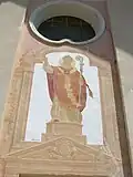 Détail des fresques de l'église.