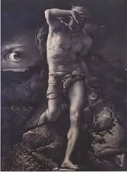 Illustration pour La Conscience de Victor Hugo (vers 1885), Paris, maison de Victor Hugo.