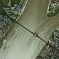 Vue aérienne du pont
